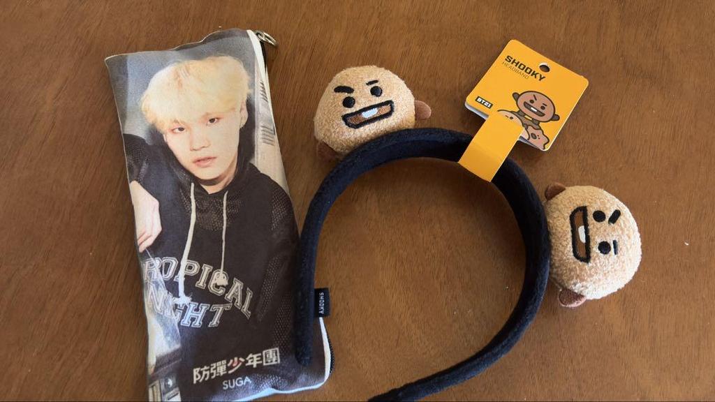 [USED] BT21 SUGA SHOOKY headband BTS Bangtan Suga Yoongi