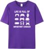 Life is Full of Important Choices Video Funny T Shirt Games Gamer Player Tops Tees for Men Clothes