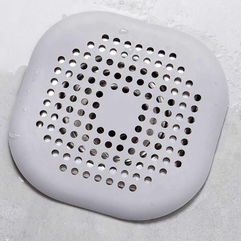 Set of 2 Easy-to-Clean Silicone Sink Filter with Drain Cover, Hair Catcher, and Odor Preventer for Kitchen and Bathroom