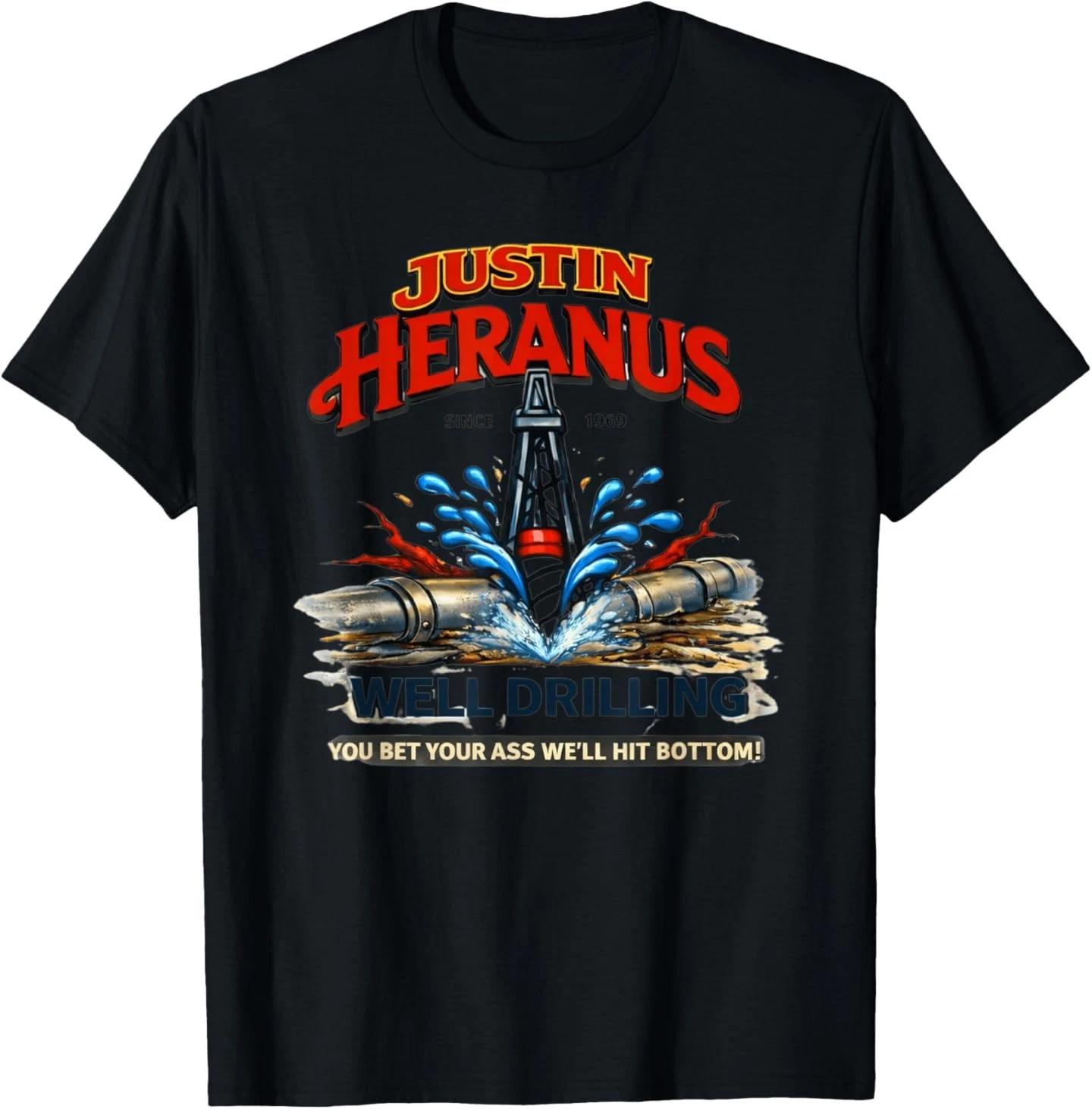 Justin Heranus Well Drilling T-Shirt S