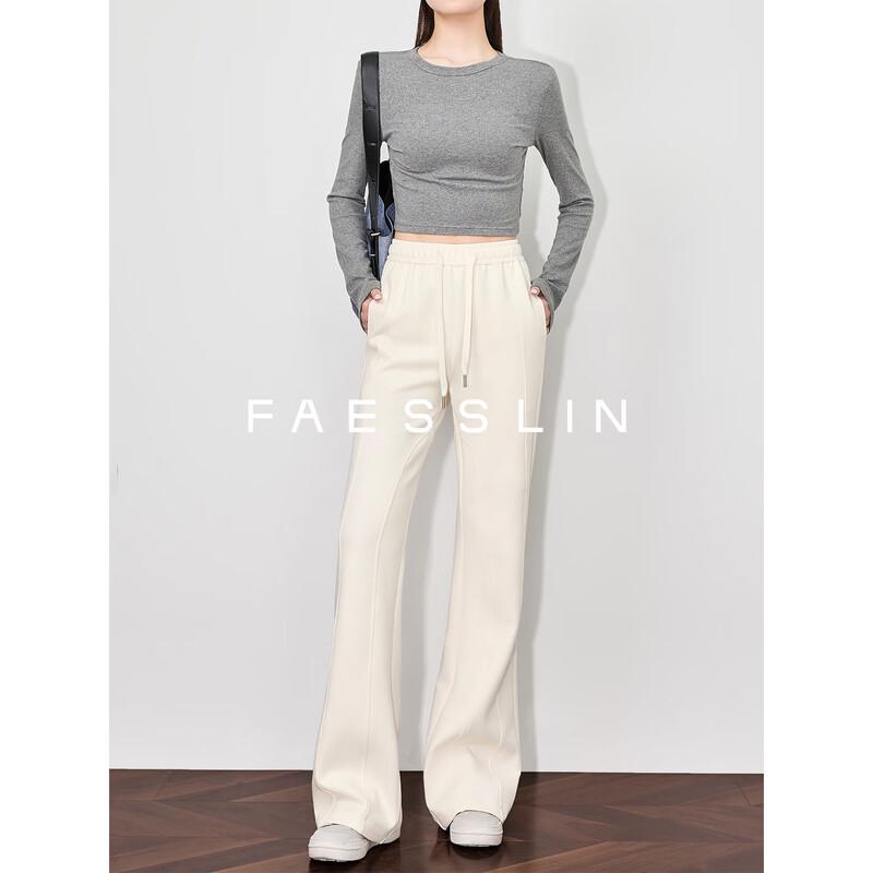 FAESSLIN Women s Slim-Fit Shaping Flared Sweatpants XL