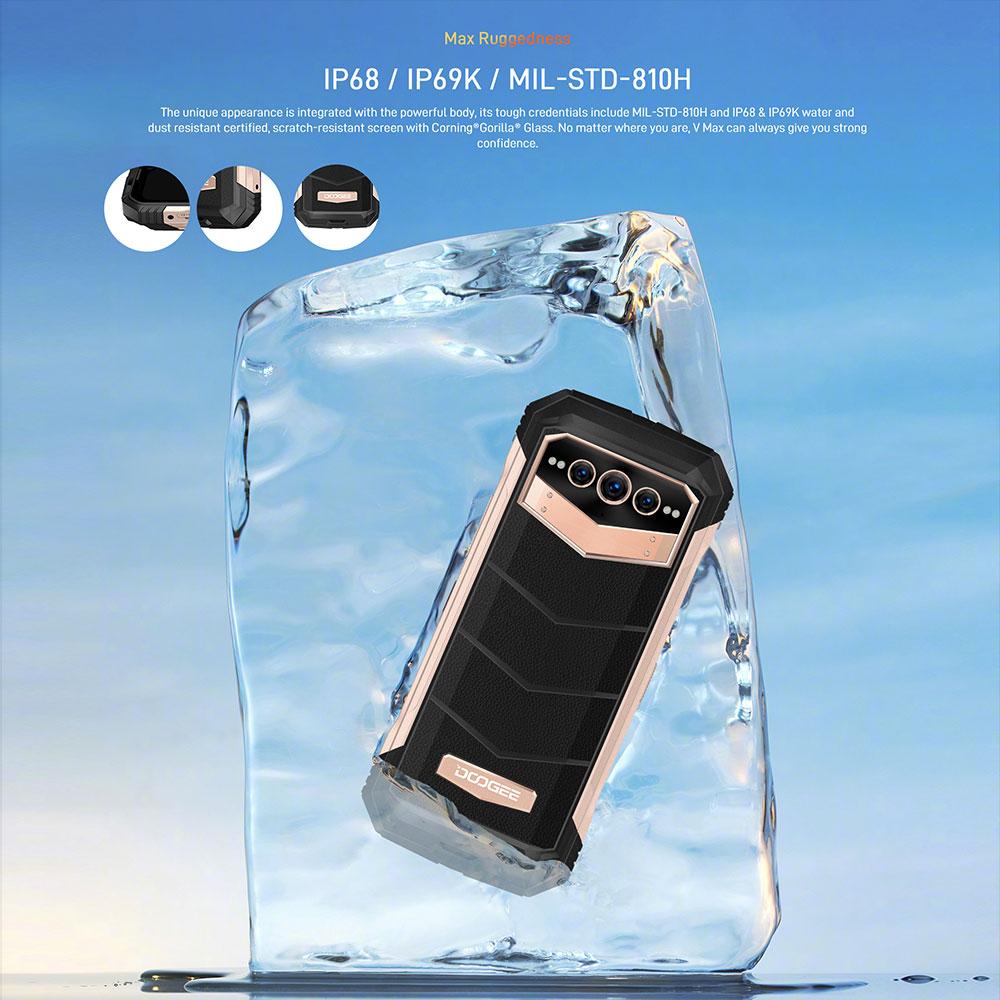 Doogee Смартфон V Max 5G, 22000 мАч, 12 ГБ, 256 ГБ, 6-нм процессор ...