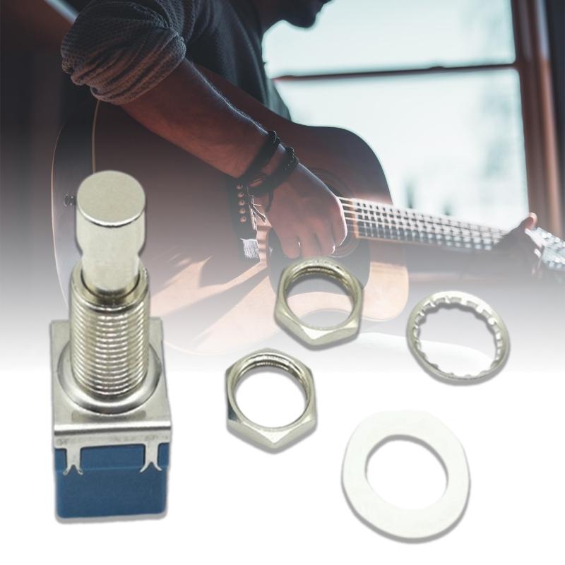5er-Packung E-Gitarren-Effektpedale 3PDT Fußschalter Ersatz True Bypass