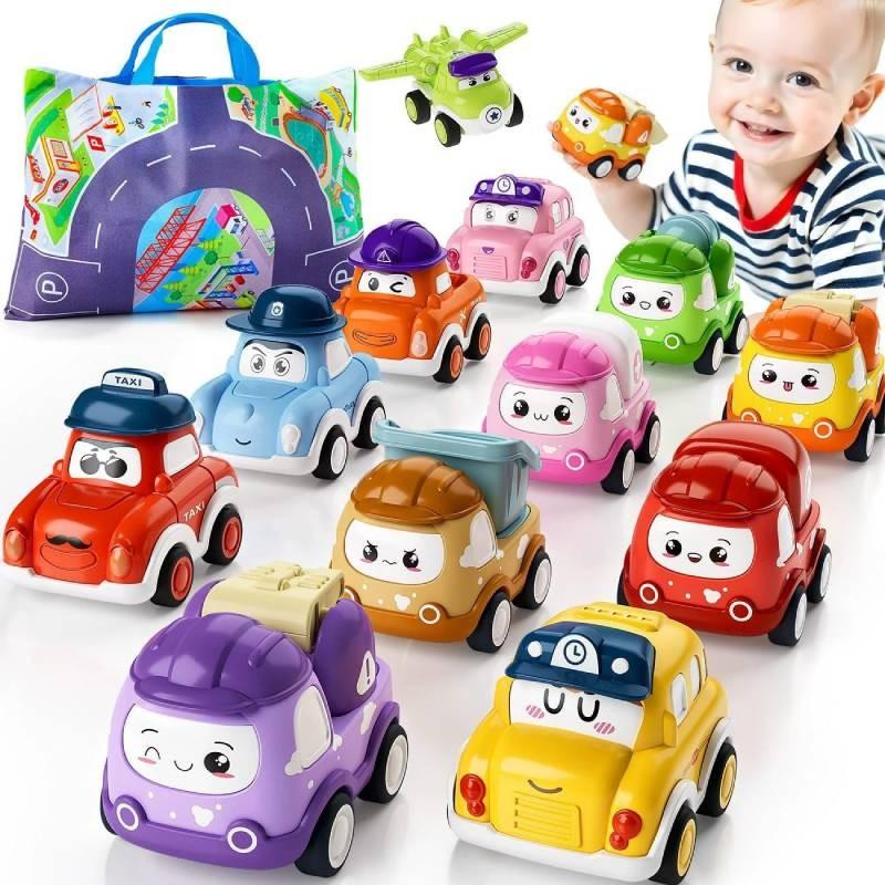 Traffic Childrens Engineering Vehicle Toy Cartoon Design For Daily Gift Festival