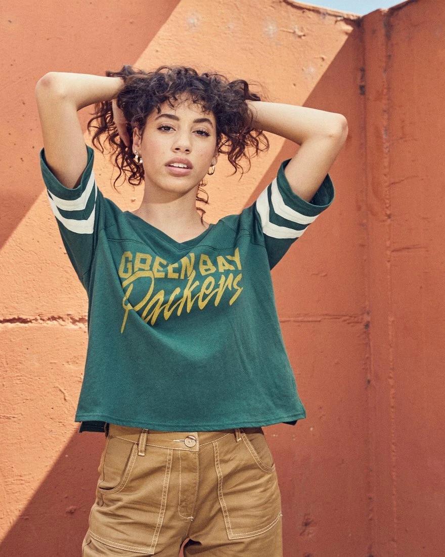 

Junk Food Womens NFL Green Bay Packers Loose Fit V-Neck Shirt New XXS-2XL 3XL