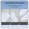 10 Pairs Women Socks Breathable Sports Socks Solid Color Boat Socks Comfortable Cotton Ankle Socks White Black