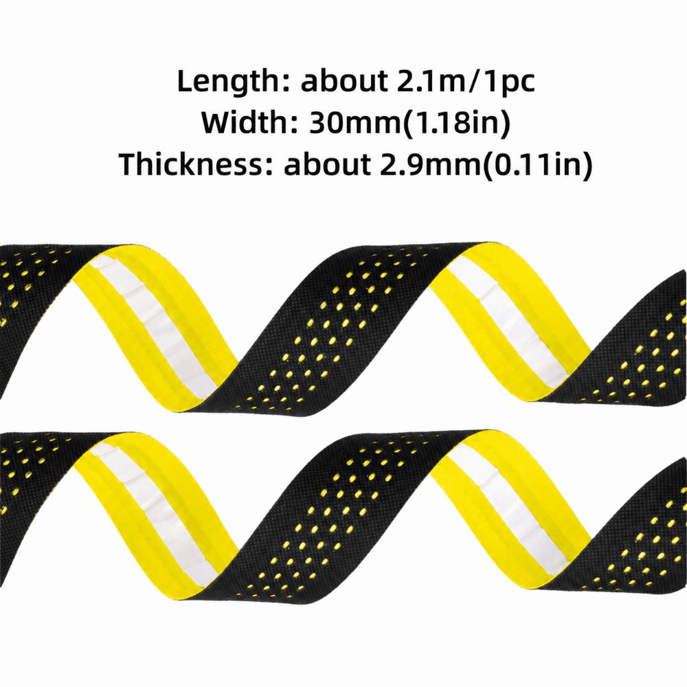 2 Rolls with 2 Bar Plug Bike Handlebar Tape Non-Slip Bicycle Bar Tape  Mountain Bike Riding