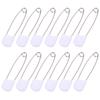 50 Pcs Diaper Pin Safety Brooch Nappy Buckle Clothing Pin Baby Diaper Fastener Blanket Clip Craft Pin Sewing Tool Art Supply