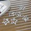 6pcs Fashion Sparkling Five-Pointed Star Hairpins Hair Duckbill Clip Sweet Hair Barrettes Fashion Hair Accessory Gifts