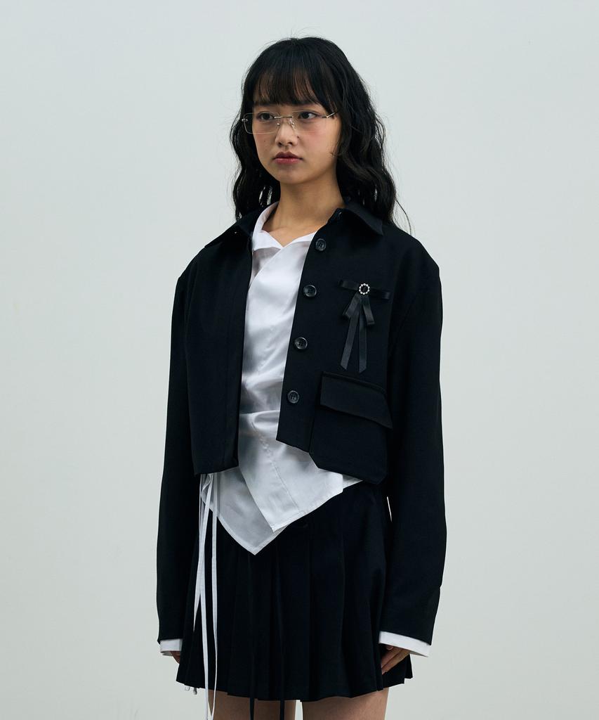 Arikim Mild Crop Blazer/Black