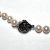 Used Comes with certificate of authenticity [High shine] Jewelry Maki Akoya pearl pearl necklace Silver 7.5-8mm pearl necklace