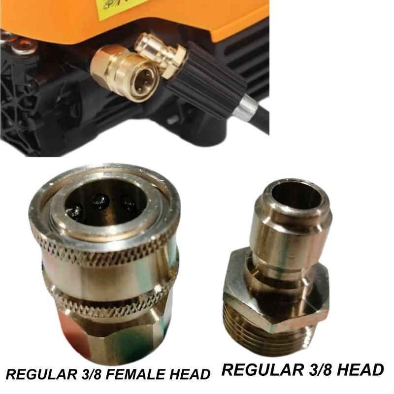 M22 High Pressure Washer Adapter Heavy Duty Construction Water Outlet Set Fits Water Pumps for Patio Driveway Garden Cleaning