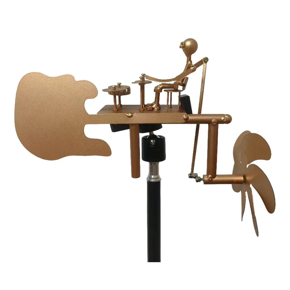 

Музыкальные фигурки и статуэтки ударников Бьют в барабаны на ветру Наружная ветряная скульптура для двора лужайки сада патио Декор