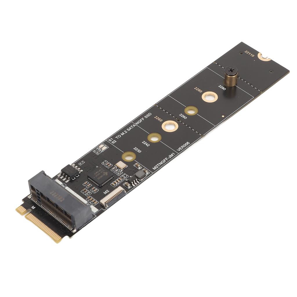 M.2 SATA NGFF Expansion Card SATA3.0 6Gbps Plug and Play KEY M NVME Expansion Card for Mainboard