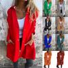 Solid Color Casual Single-breasted Hooded Jacket Jacket