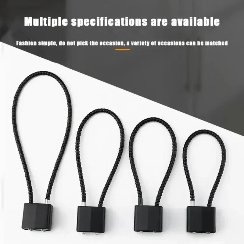 Multi-function Wire Rope Padlock with 3Pcs Keys Steel Cable Anti-theft Cabinet Lock Cabinet File Cabinet Long Padlock Lock