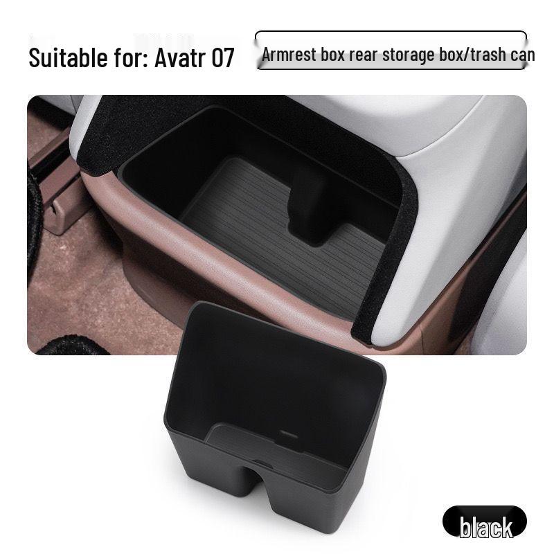 Compatible with 24 Avita 07 models: Center console, armrest, and rear storage box accessories.
