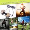 Wired Clip-on Headphones with 3.5mm Earhooks for Fitness | Hiking, Exercise, Over-Ear Gaming, Sports, and Mobile Phone Accessories, Yoga, Exercise, an