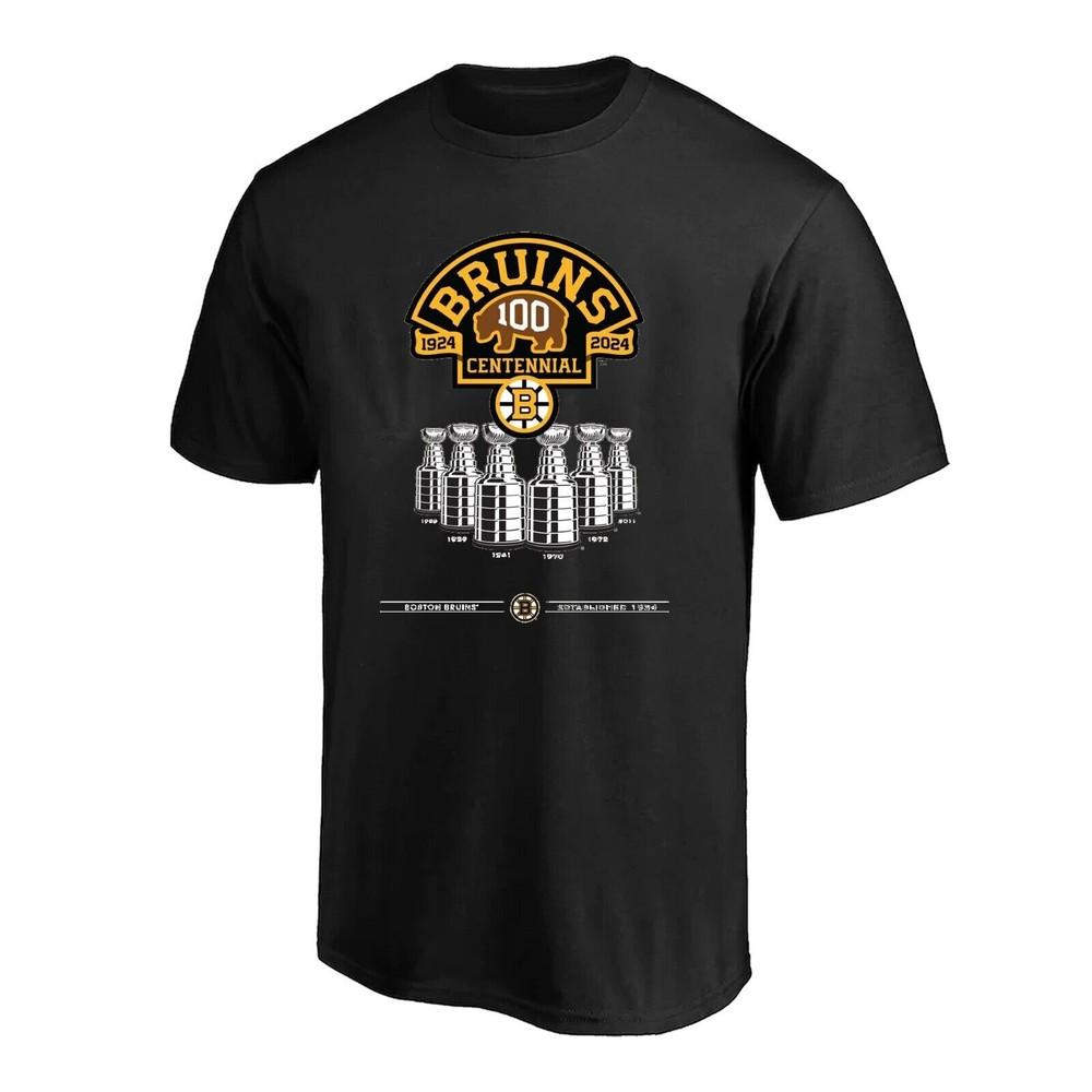 Boston Bruins Hockey Team 100th Season Hockey 2024 CG882 Unisex T-Shirt