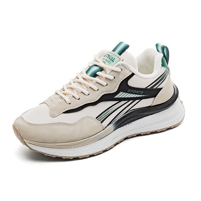 Fleece Sportschuhe Damen Neue Paar Freizeitschuhe Ins Plattform Forrest Gump Schuhe Warme und Verdickte Baumwollschuhe