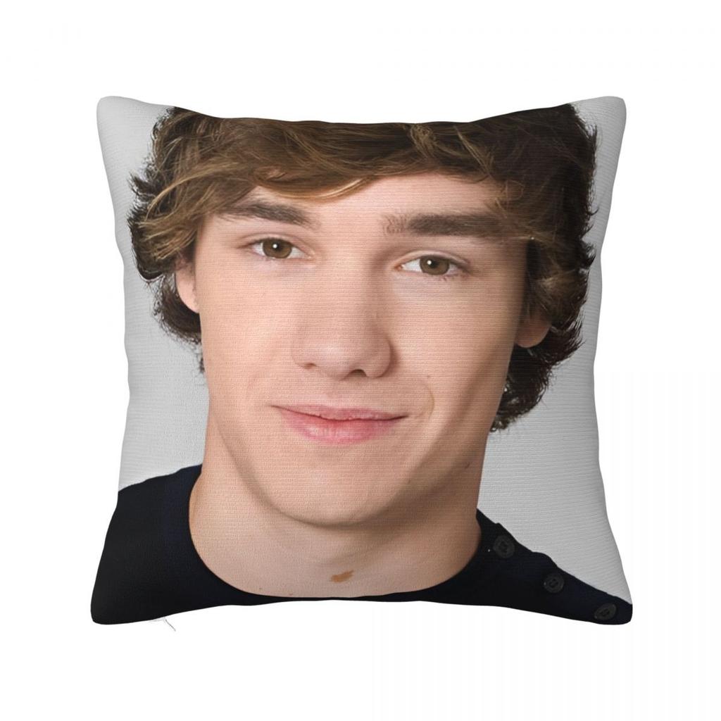 Liam Payne Pillowcase Double-sided Printing Fabric Cushion Cover Decorations Throw Pillow Case Cover Sofa Zippered 40X40cm