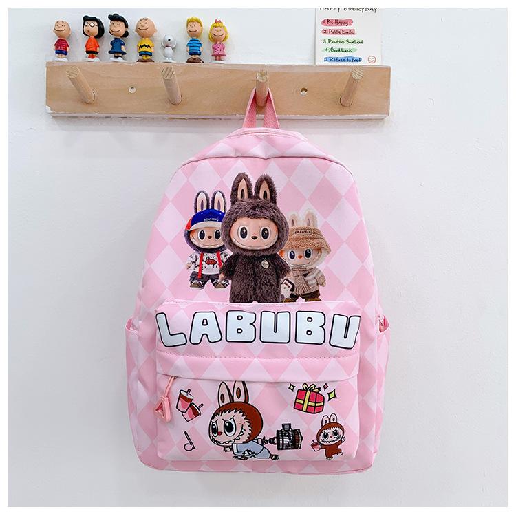 School bag cartoon cute school bag high value trend watch rag bag casual backpack