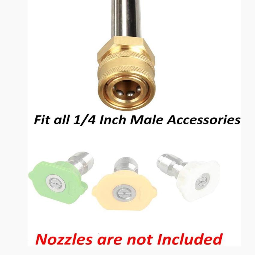 Pressure Washer Gutter Cleaner Attachment, Pressure Power Washer Gutter Cleaning, 4000 PSI, 13 Inch, 1/4 Quick Connect