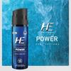 HE Power Men's Perfume Spray, 120Ml (Pack Of 2)