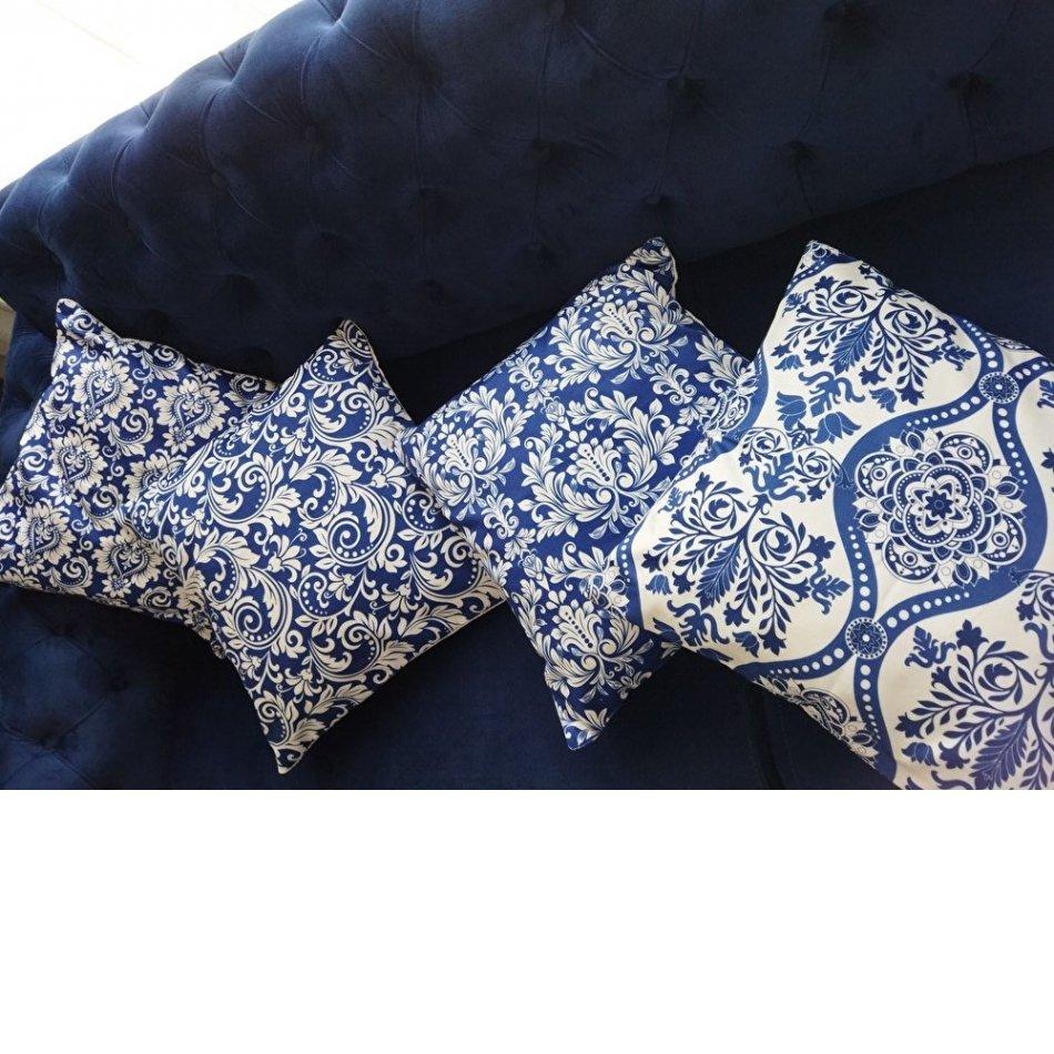 Digital bedruckter dekorativer Kissenbezug, 4-teilig, 43 x 43 cm