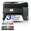 Imprimante Jet D'encre - Epson - ET-3950 - Wi-Fi - EcoTank - Recto Verso