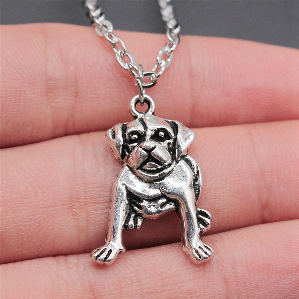 Haustier Hund Katze Halskette auf dem Hals 43cm Kette männlicher Schmuck Geburtstag ästhetische Kunst liefert