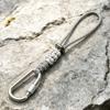 Braided Rope Water Bottle Lanyard Zinc Zinc Alloy Carabiner Hook Essential Key Chain Lanyard  Mountaineering