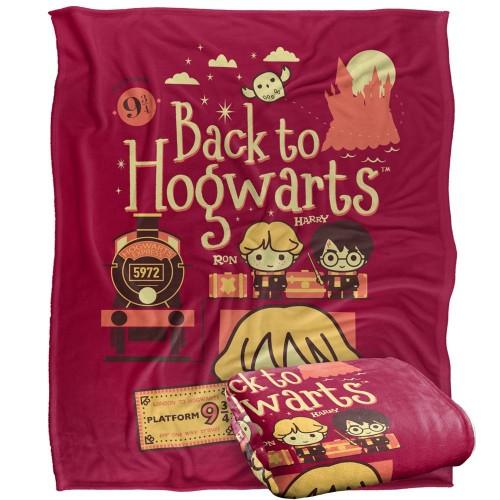 Harry Potter Back To Hogwarts Chibi Group Blanket