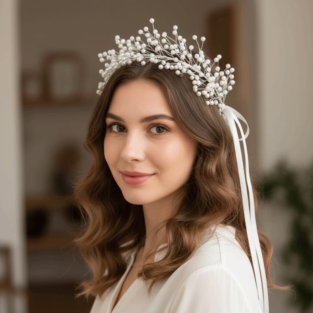 Headwear Pearl Hair Vine Jewelry Gift Wedding Headband Fashion Hair Bands Wedding