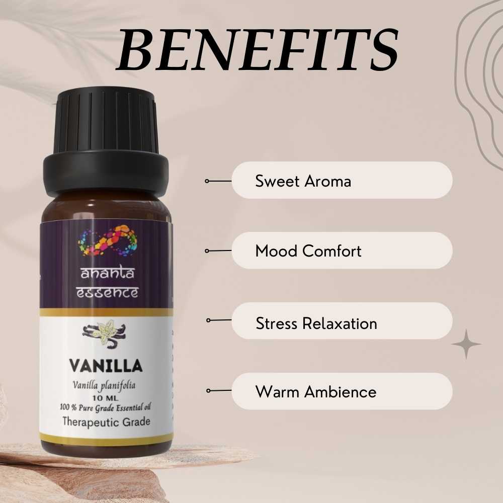 Buy 1 Get 1 Free Vanilla Essential Oil for Aromatherapy & Home Fragrance | Essential Oil for Diffuser & Soap Making