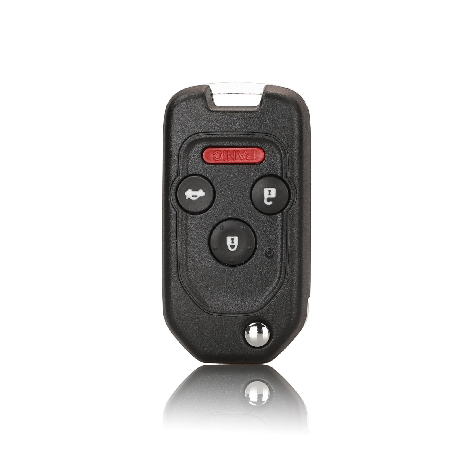 

Обновление jingyuqin, модифицированный 3/4-кнопочный автомобильный ключ для Honda Accord Pilot Cr-V, корпус ключа Civic Insight Ridgeline 2003-2013 бистр коричневый