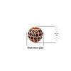 10mm Micro-Paved Zircon Copper Beads for DIY Jewelry - Black and White Round Ball Accessories