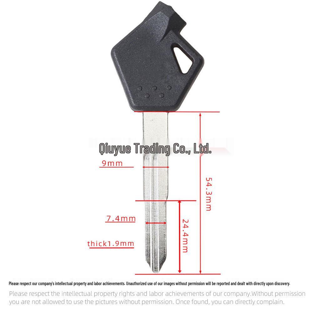 Suzuki UY125T Motorradschlüsselrohling mit Magnet