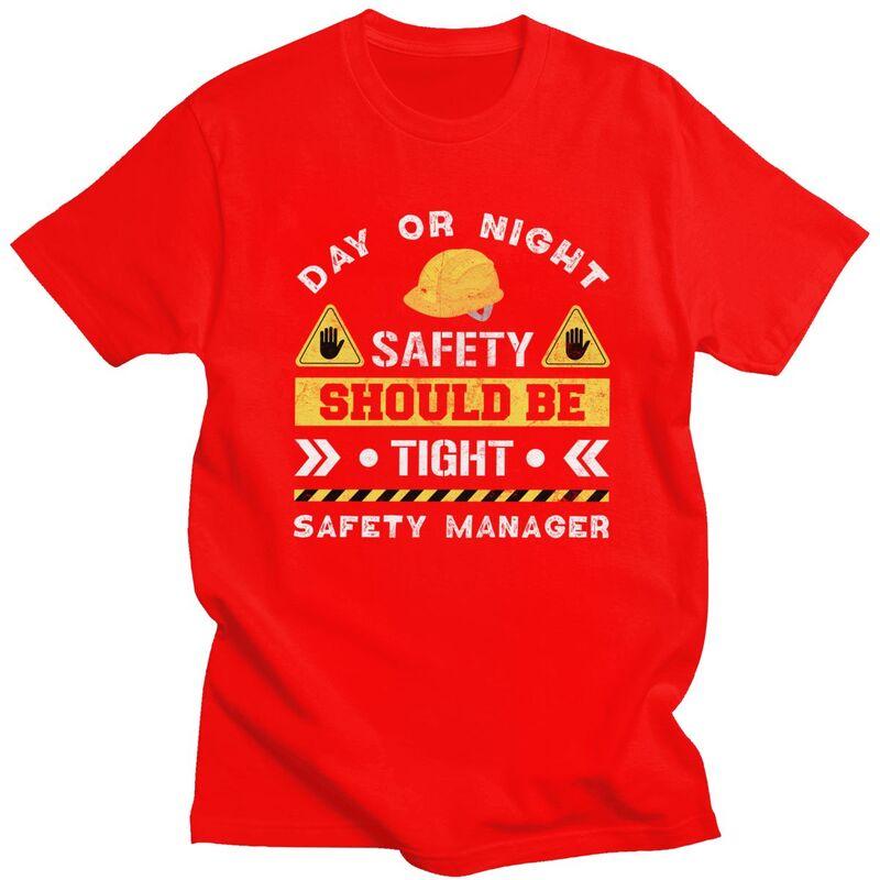Security Safety Officer Security Officer Safety Ager Gift T Shirt Pure Cotton Tshirt Short Sleeve Tee Shirt Slim Fit Clothing S