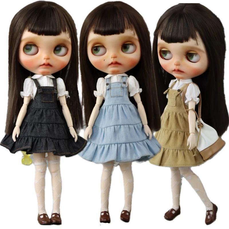 For Blythe Doll Clothes Sweater for Ob24 Ob22 Azone Dolls Jeans and Hoodie