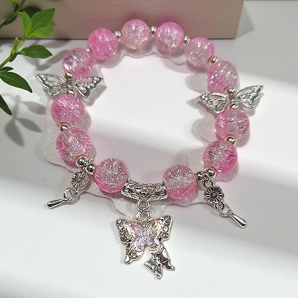 Daisy Popcorn Beaded Bracelet: Elegant Women's Hand Jewelry