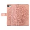 For iPhone 6/6s/7/8/SE (2020)/SE (2022) Case Flower PU Leather Magnetic Wallet Flip Phone Cover