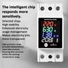 SHGO-ZS-6035VAKW Digital Energy Meter AC30-400V Electricity Usage Monitor Din Rail Voltmeter Ammeter Watt Kwh Frequency