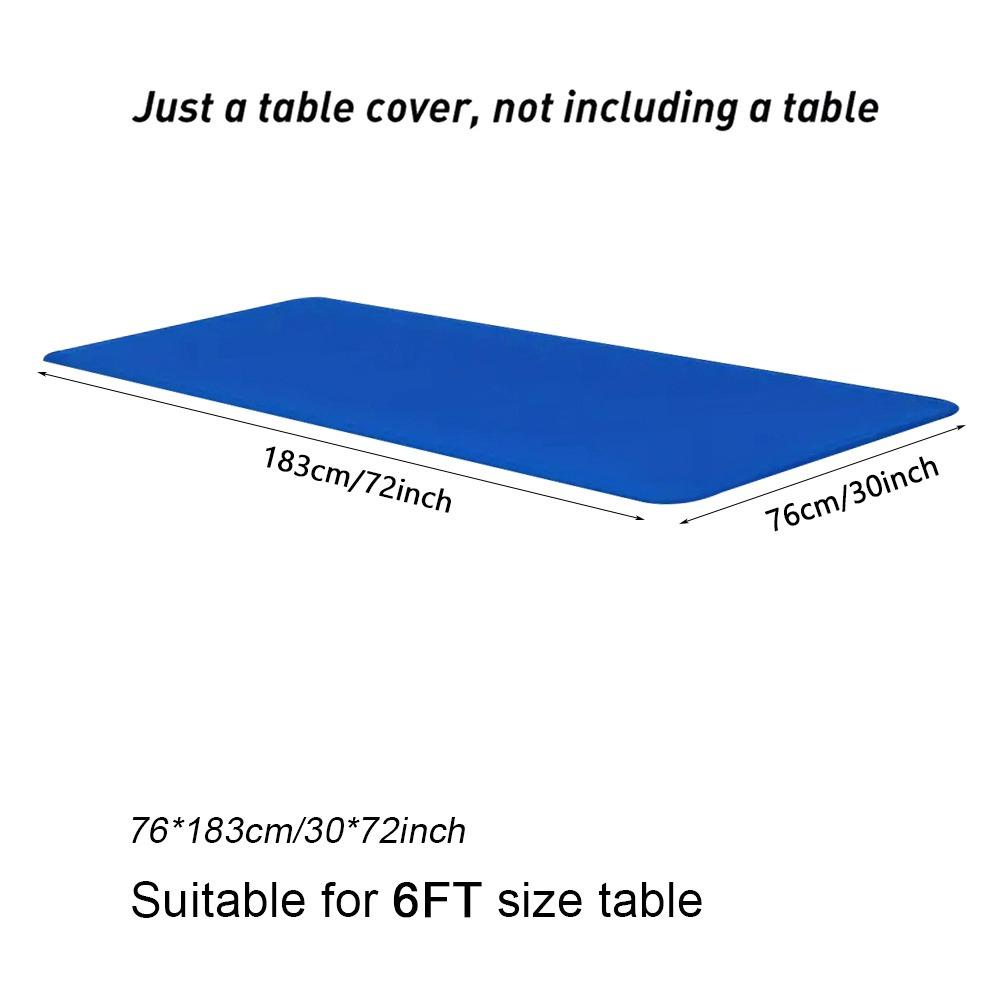 1Pcs Spandex Rectangular Tablecloth Elastic Fitted Stretch Table Cloth Universal 6FT Patio Table Cover