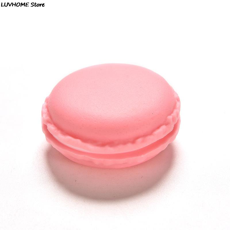 1Pc Mini Macaron Case for Necklace Earring Package Organizer Gifts For Girls Table Decoration Candy Jewelry Storage Box