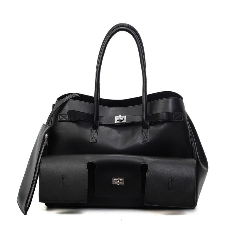 Dámská letní všestranná nová ležérní taška přes rameno velkokapacitní populární texturovaná nákupní taška pro dojíždění