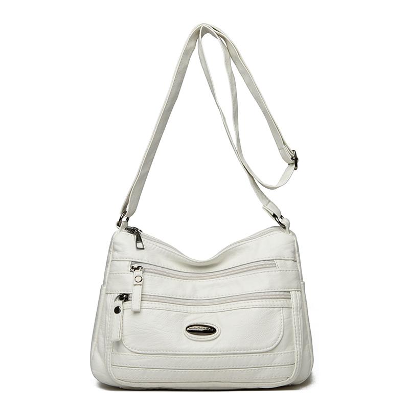 Large Capacity Shoulder Bag Women's Crossbody Bag Soft Leather Mother Bag