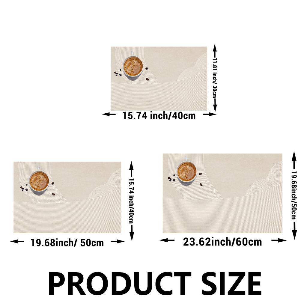 Quick Drying Dish Mat Kitchen Tableware Coffee Draining Pad Dinnerware Cup Bottle Placemat Super Absorbent Coffee Mats