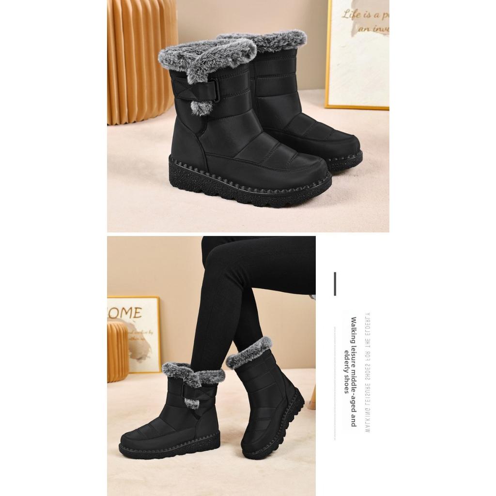 Winter Velvet Warm Women's Velvet Shoes, Casual Snow Boots for Women, with Soft Warm Lining, Fashionable and Trendy Casual Women's Shoes