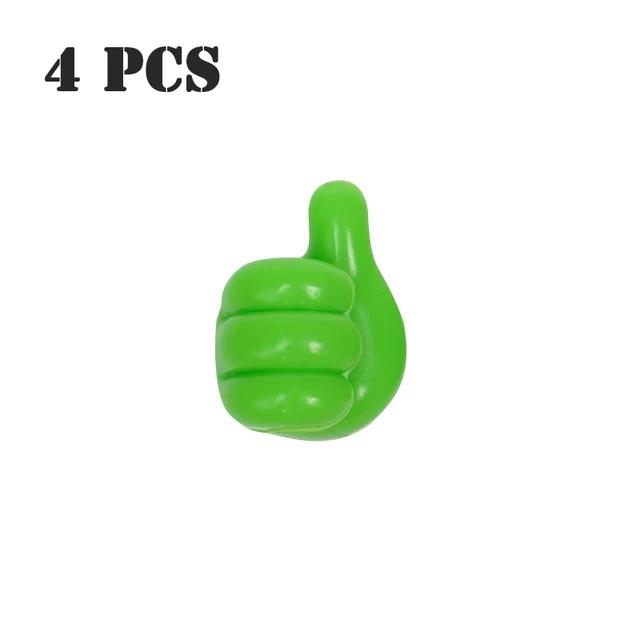 Neu 4 Stücke Multifunktionale Clip Halter Daumen Haken Draht Veranstalter Wand Haken Aufhänger Starke Wand Lagerung Halter Für Küche